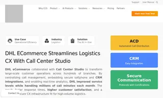 Preview of the DHL eCommerce Case Study