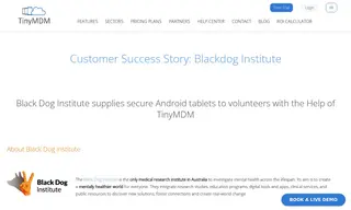 Preview of the Black Dog Institute Case Study