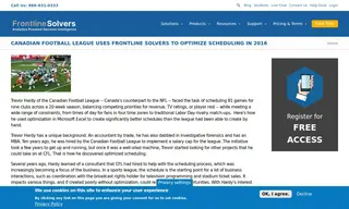 Preview of the Canadian Football League Case Study