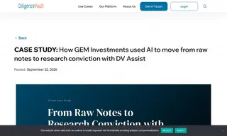 Preview of the GEM Investments Case Study