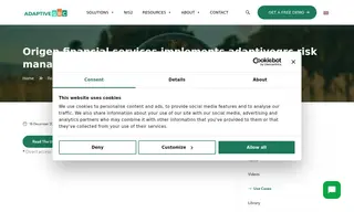 Preview of the Origen Financial Services Case Study