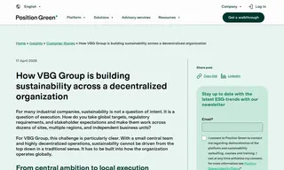Preview of the VBG Group Case Study