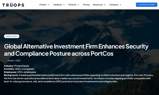 Preview of the Global Alternative Investment Firm Case Study