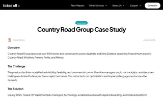 Preview of the Country Road Group Case Study