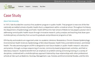 Preview of the Yale University Case Study