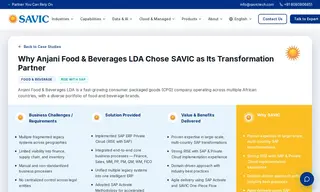 Preview of the Anjani Food & Beverages LDA Case Study