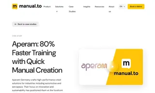 Preview of the Aperam Germany Case Study