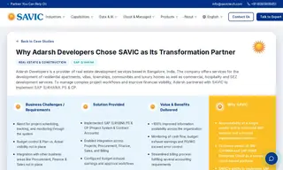 Preview of the Adarsh Developers Case Study