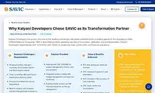 Preview of the Kalyani Developers Case Study