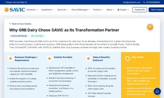 Preview of the GRB Dairy Case Study