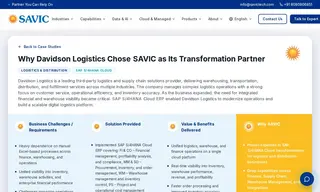 Preview of the Davidson Logistics Case Study