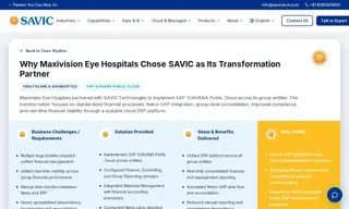 Preview of the Maxivision Eye Hospitals Case Study