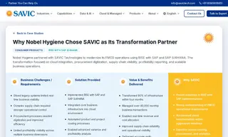 Preview of the Nobel Hygiene Case Study