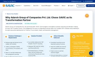 Preview of the Adarsh Group of Companies Pvt. Ltd Case Study