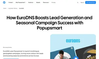 Preview of the EuroDNS Case Study