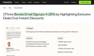 Preview of the 1Thrive Case Study