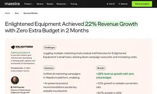 Preview of the Enlightened Equipment Case Study