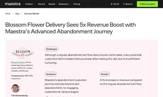 Preview of the Blossom Flower Delivery Case Study