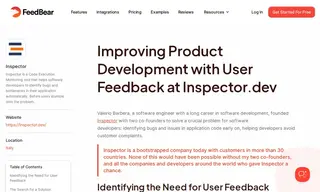 Preview of the Inspector.dev Case Study