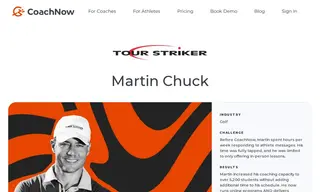 Preview of the Tour Striker Golf Academy Case Study
