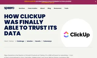 Preview of the ClickUp Case Study
