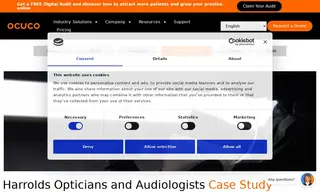 Preview of the Harrolds Opticians and Audiologists Case Study