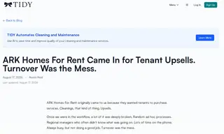 Preview of the ARK Homes for Rent Case Study