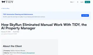 Preview of the SkyRun Vacation Rentals Case Study
