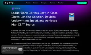 Preview of the Leader Bank Case Study