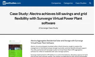 Preview of the Alectra Case Study