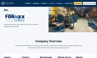Preview of the Formex Metal Industries Inc Case Study