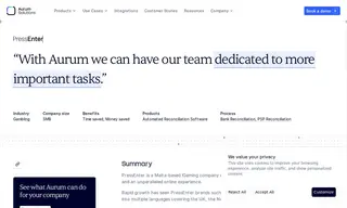 Preview of the PressEnter Case Study