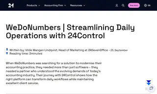 Preview of the WeDoNumbers AB Case Study