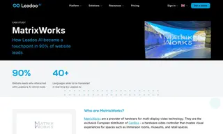 Preview of the MatrixWorks Case Study