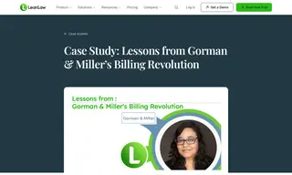 Preview of the Gorman & Miller Law Firm Case Study