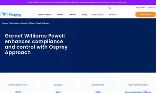 Preview of the Garnett Williams Powell Solicitors Case Study