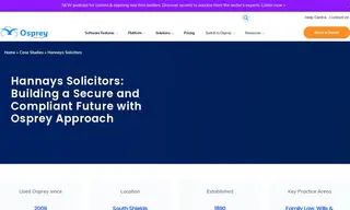 Preview of the Hannays Solicitors and Advocates Limited Case Study