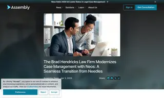 Preview of the The Brad Hendricks Law Firm Case Study