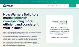 Preview of the Warners Solicitors Case Study