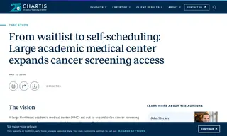 Preview of the Large Academic Medical Center Case Study