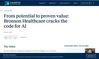 Preview of the Bronson Healthcare Case Study
