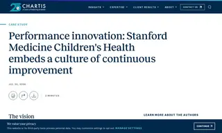 Preview of the Stanford Medicine Children’s Health Case Study