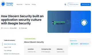 Preview of the Discern Security Case Study