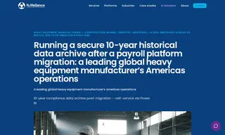 Preview of the Leading Global Heavy Equipment Manufacturer’s Americas Operations Case Study