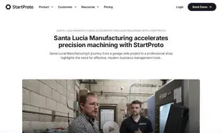 Preview of the Santa Lucia Manufacturing Case Study