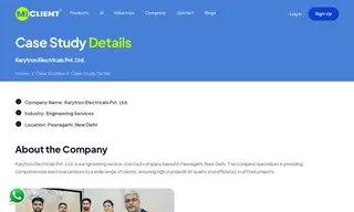 Preview of the Karytron Electricals Pvt. Ltd Case Study