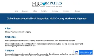 Preview of the Global Pharmaceutical Company Case Study