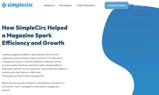 Preview of the Electrical Engineering Magazine Publisher Case Study