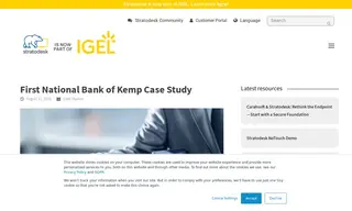 Preview of the First National Bank of Kemp Case Study