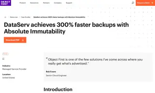 Preview of the DataServ Case Study